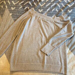 Asymmetrical knit top